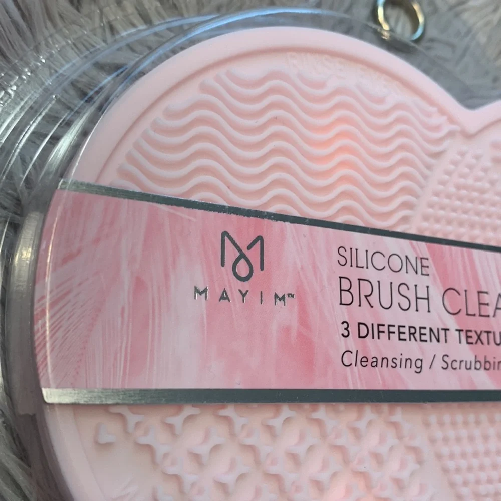 🌹MAYIM • New Pink Silicone • Makeup Brush ProCleaning Mat •